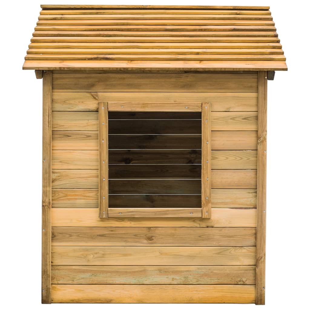 Casă De Joacă În Aer Liber, 120 X 120 X 146 Cm, Lemn De Pin