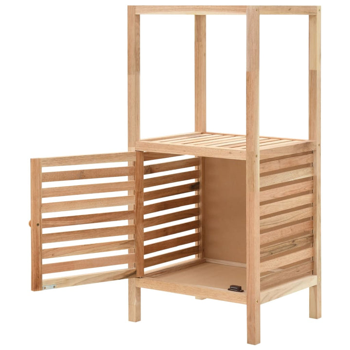 Dulap Depozitare Baie, 39,5X35,5X86 Cm, Lemn De Nuc Masiv