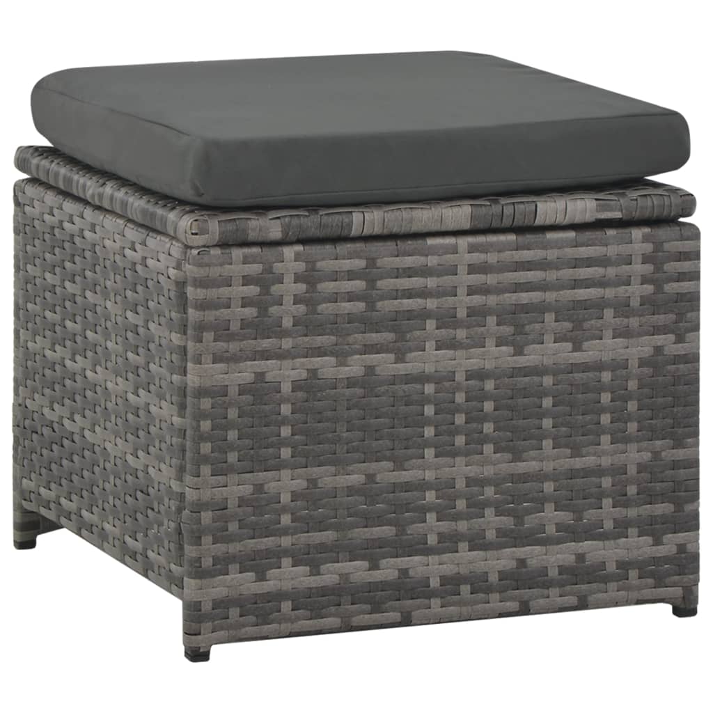 Set Mobilier De Grădină Cu Perne, 6 Piese, , Poliratan