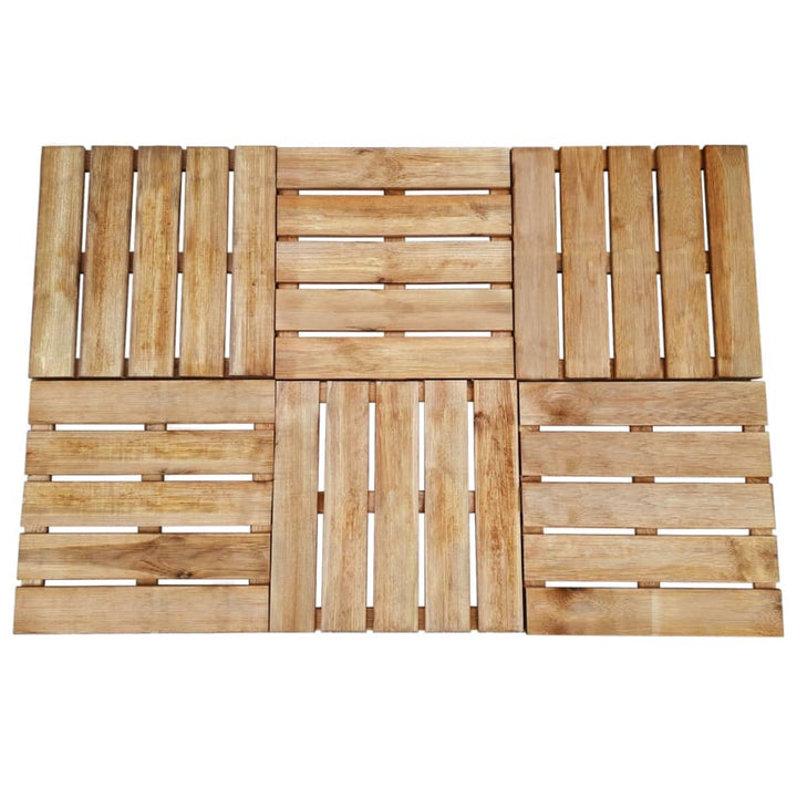 Plăci De Pardoseală, 6 Buc., , 50 X 50 Cm, Lemn