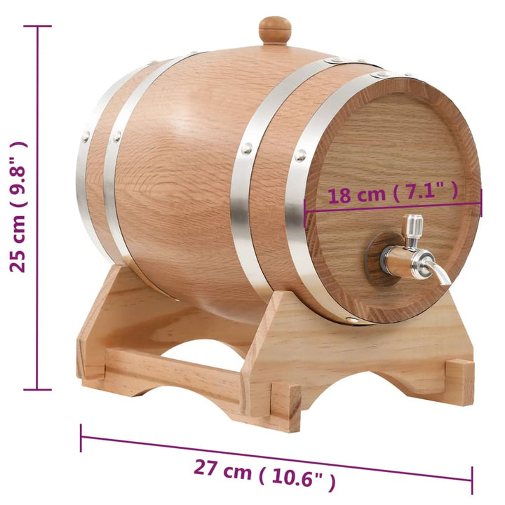 Butoi De Vin Cu Canea, Stejar Masiv,