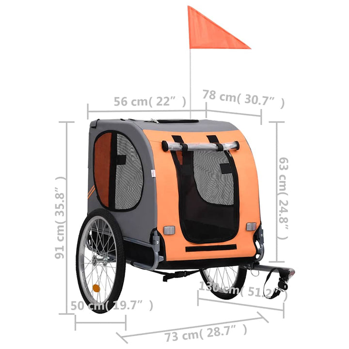 Remorcă De Bicicletă Pentru Animale Companie,