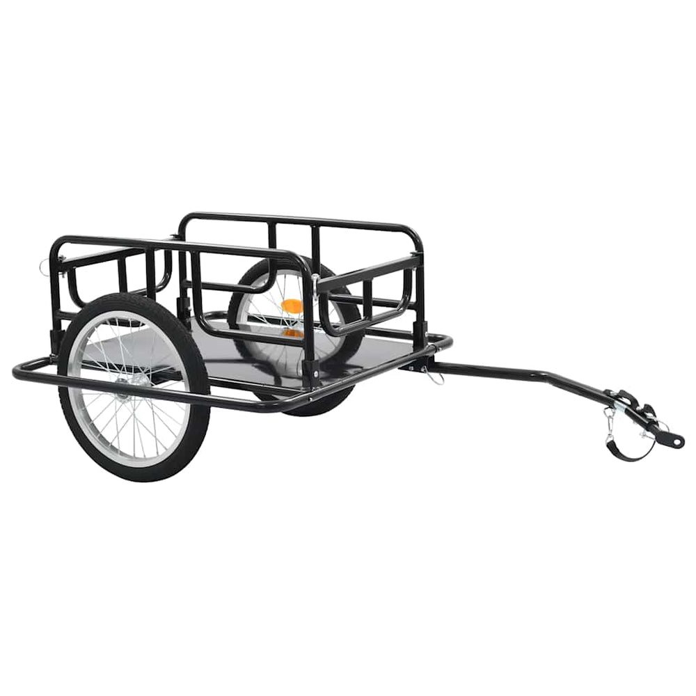 Remorcă De Bicicletă, Negru, 130X73X48,5 Cm, Oțel