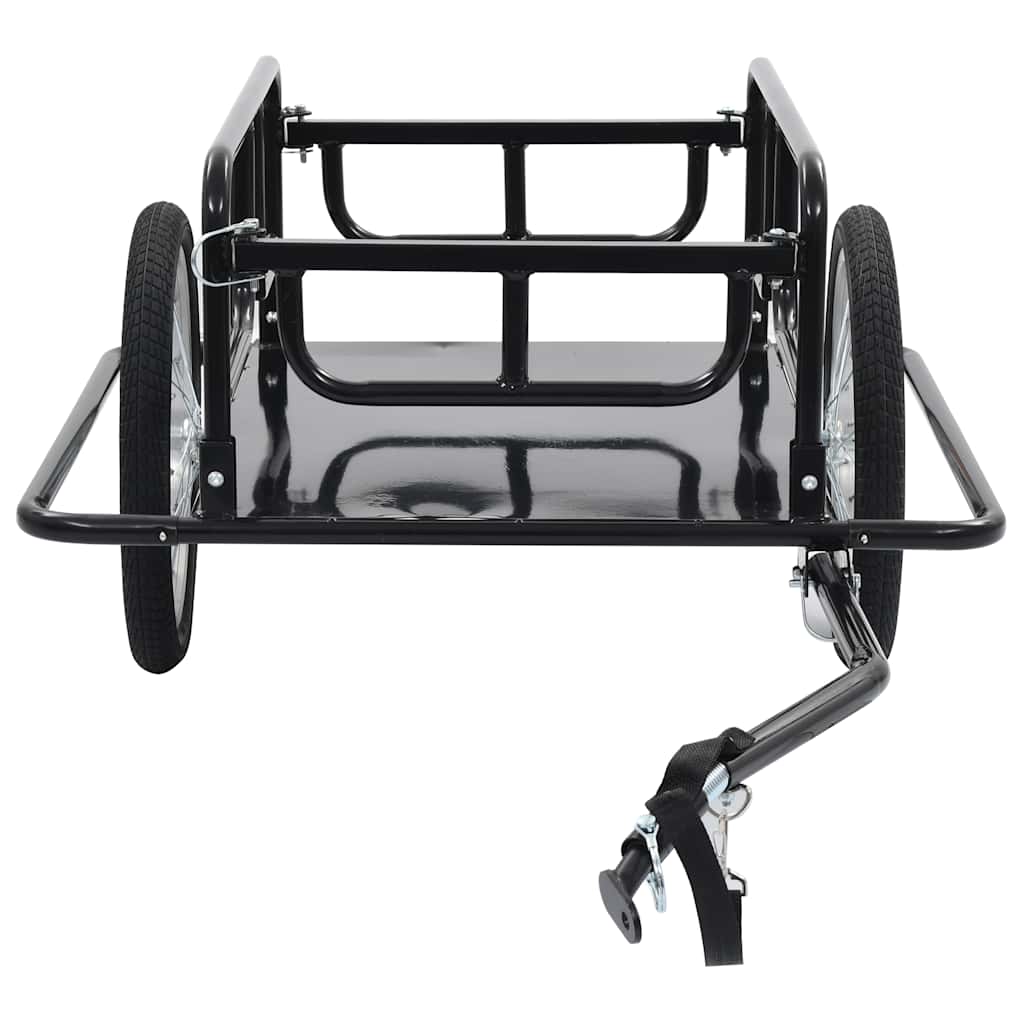 Remorcă De Bicicletă, Negru, 130X73X48,5 Cm, Oțel