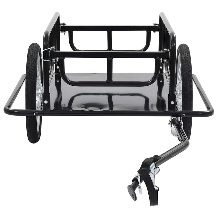 Remorcă De Bicicletă, Negru, 130X73X48,5 Cm, Oțel