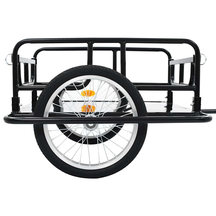 Remorcă De Bicicletă, Negru, 130X73X48,5 Cm, Oțel