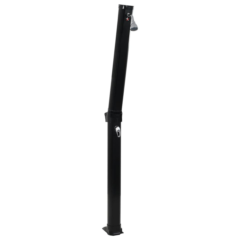 Duș Solar Pliabil, Negru, 214 Cm, 23 L