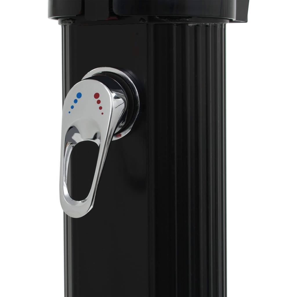 Duș Solar Pliabil, Negru, 214 Cm, 23 L