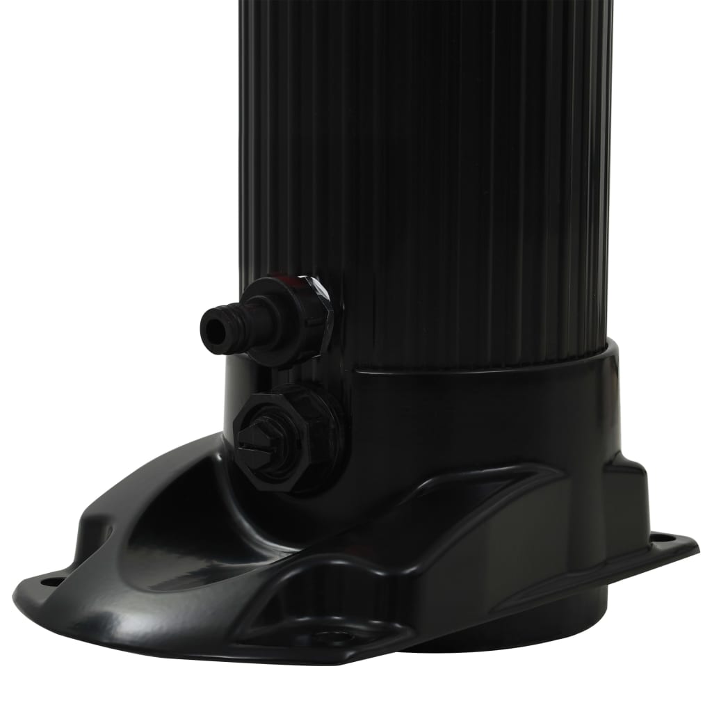 Duș Solar Pliabil, Negru, 214 Cm, 23 L
