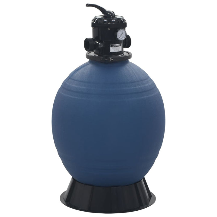 Filtru Cu Nisip Pentru Piscină Supapă 6 Poziții Albastru