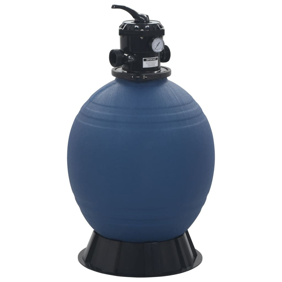 Filtru Cu Nisip Pentru Piscină Supapă 6 Poziții Albastru