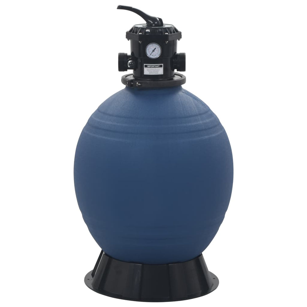 Filtru Cu Nisip Pentru Piscină Supapă 6 Poziții Albastru