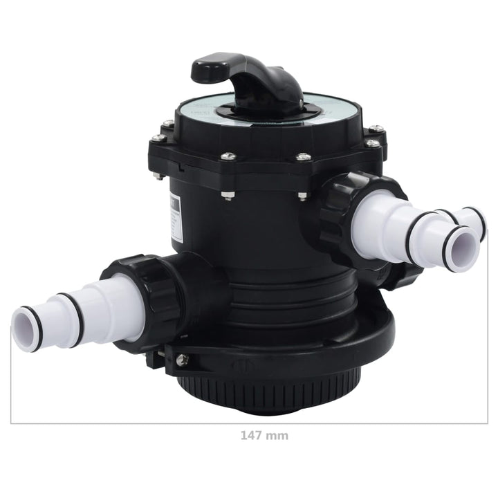 Supapă Multiport Pentru Filtre Cu Nisip Abs 1,5&quot; 6 Căi