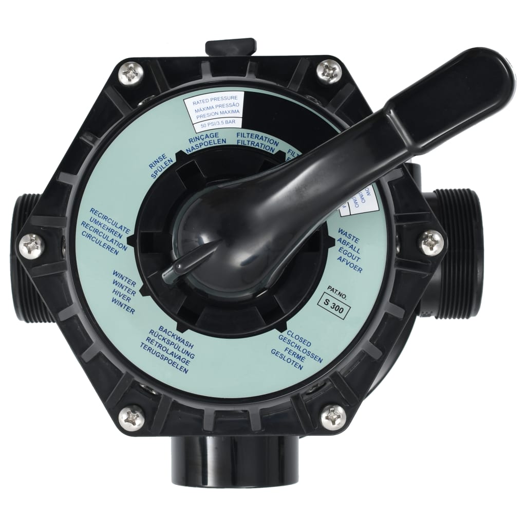 Supapă Multiport Pentru Filtre Cu Nisip Abs 1,5&quot; 6 Căi