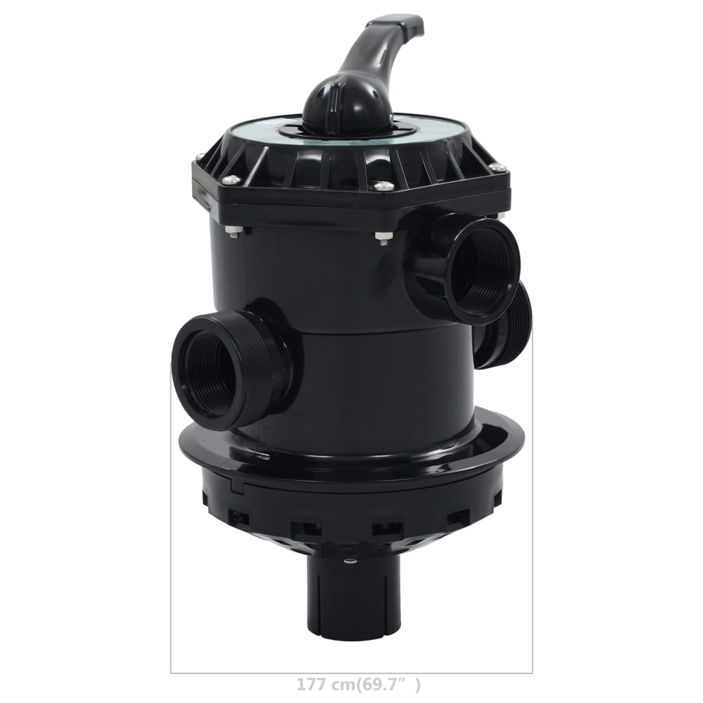 Supapă Multiport Pentru Filtre Cu Nisip Abs 1,5&quot; 6 Căi