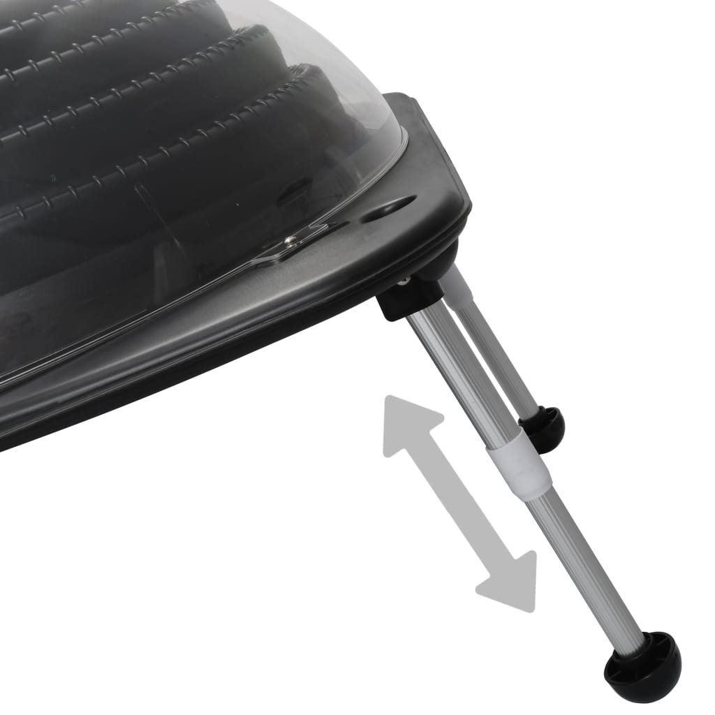 Încălzitor Solar Pentru Piscină, 75 X 75 X 36 Cm, Hdpe Aluminiu
