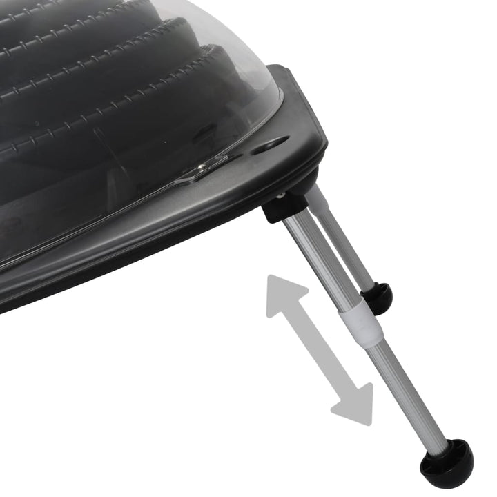 Încălzitor Solar Pentru Piscină, 75 X 75 X 36 Cm, Hdpe Aluminiu