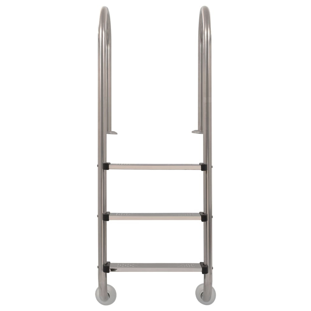Scară Pentru Piscină Cu 3 Trepte, 120 Cm, Oțel Inoxidabil 304