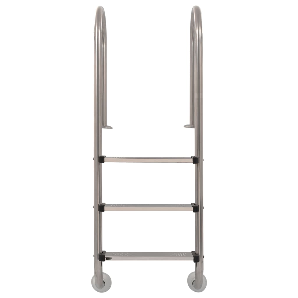 Scară Pentru Piscină Cu 3 Trepte, 120 Cm, Oțel Inoxidabil 304