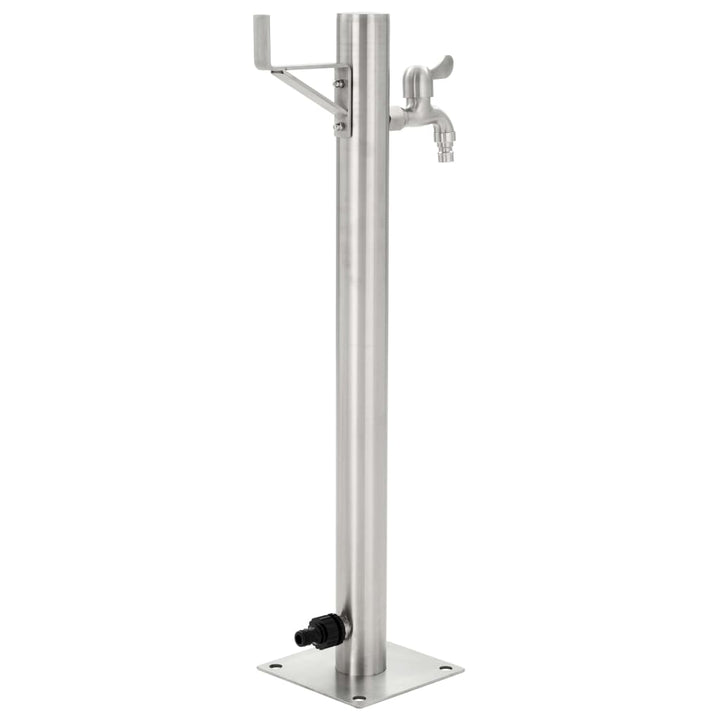 Coloană De Apă De Grădină, 65 Cm, Oțel Inoxidabil, Rotund