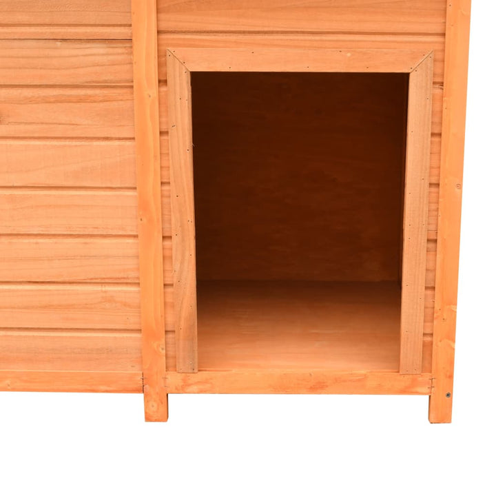 Cușcă De Câine, 120 X 77 X 86 Cm, Lemn Masiv De Pin Și Brad