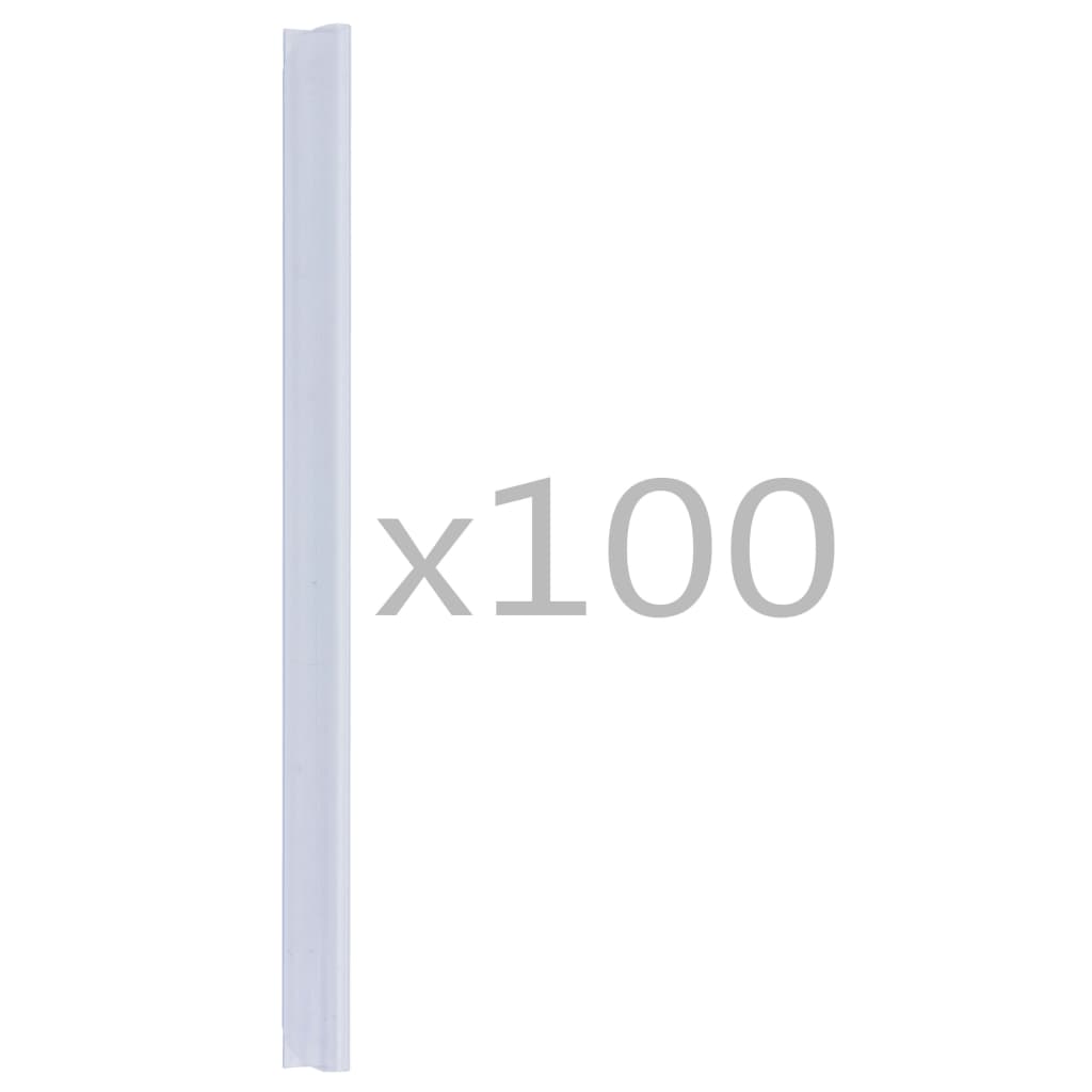 Cleme Fixare Fâșii De Gard, 100 Buc., Pvc,