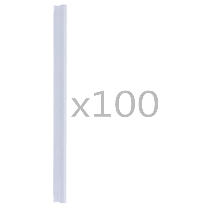 Cleme Fixare Fâșii De Gard, 100 Buc., Pvc,