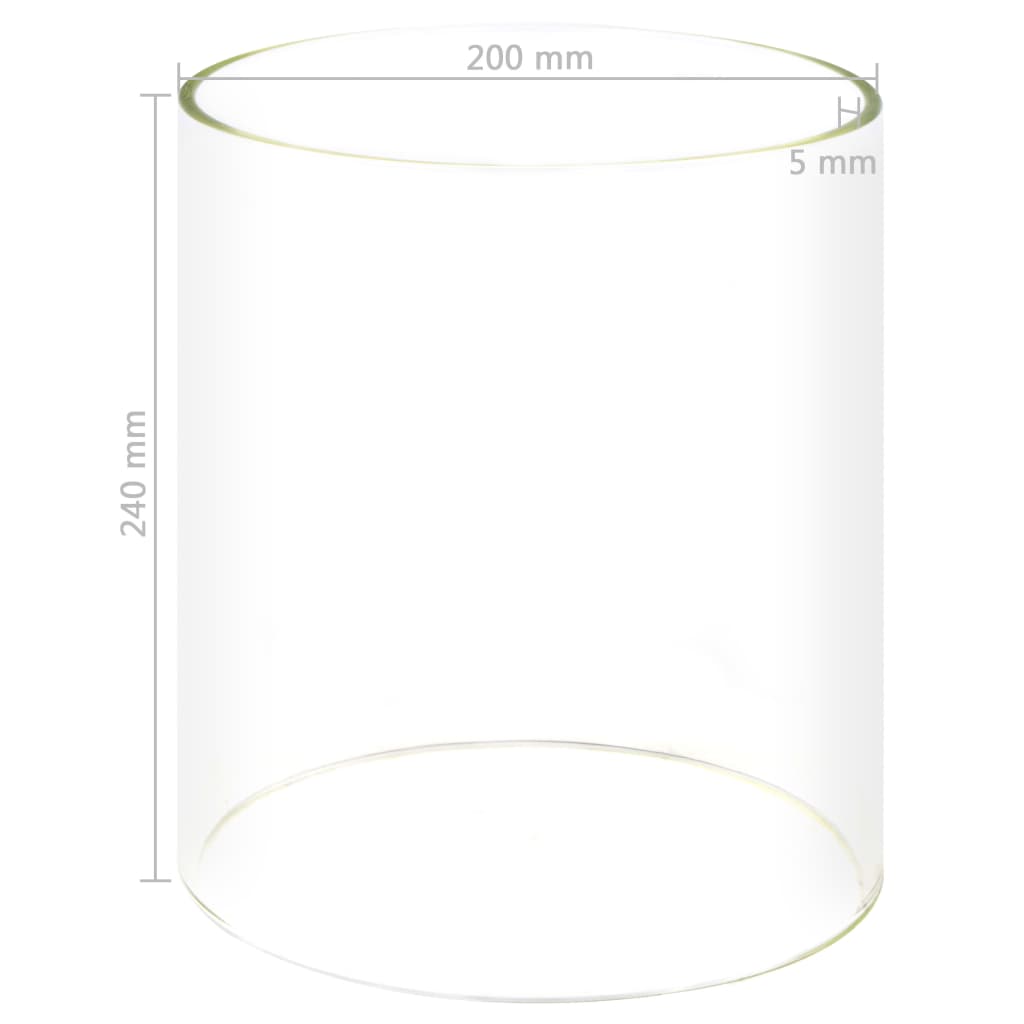 Cilindru Sticlă Pentru Aparat De Încălzit Hot Dog, 200X240 Mm