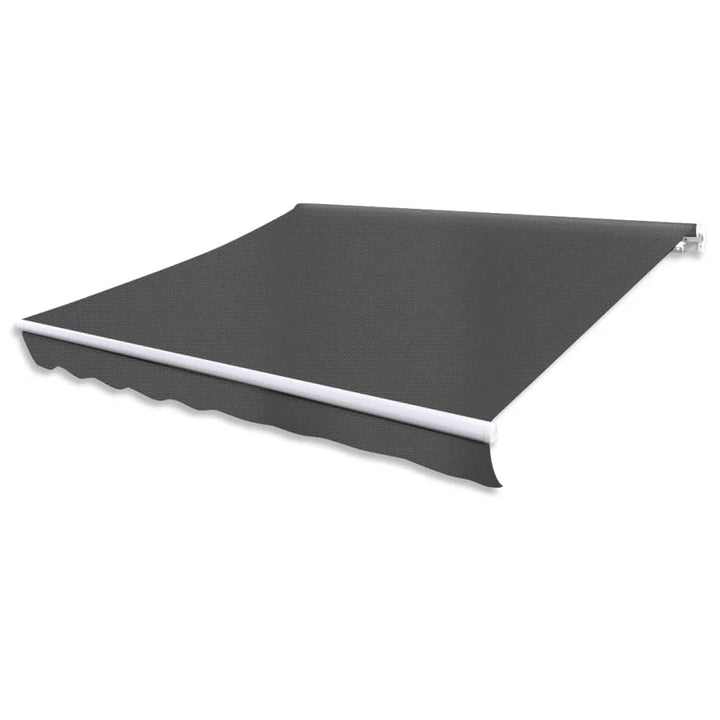 Copertină Pliabilă, Acționare Manuală, 300 Cm, Galben/Alb
