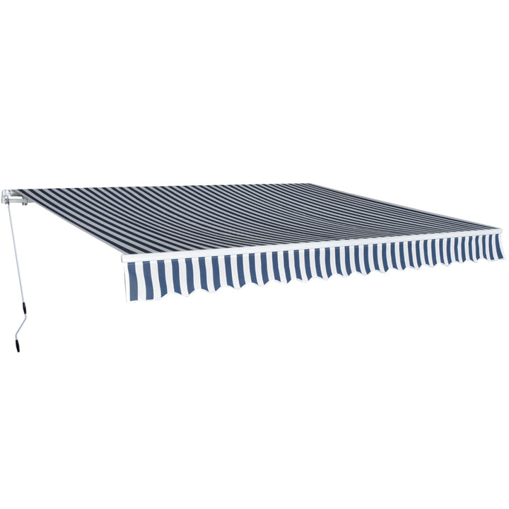 Copertină Pliabilă, Acționare Manuală, , Galben/Alb
