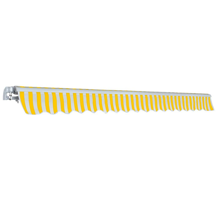 Copertină Pliabilă, Acționare Manuală, , Galben/Alb