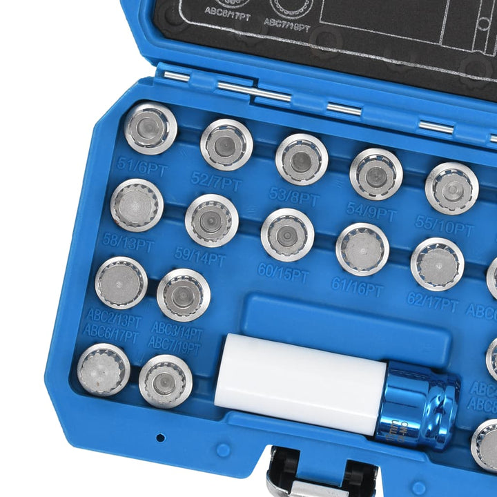 Set De Chei Blocare Jante, 23 Piese, Pentru Vag