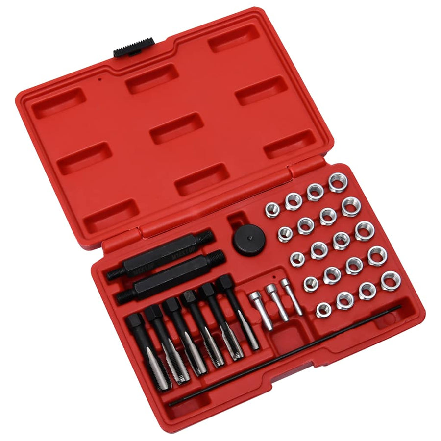Set De Scule Reparare Filete De Bujii, 33 Piese, M8 M10 M12
