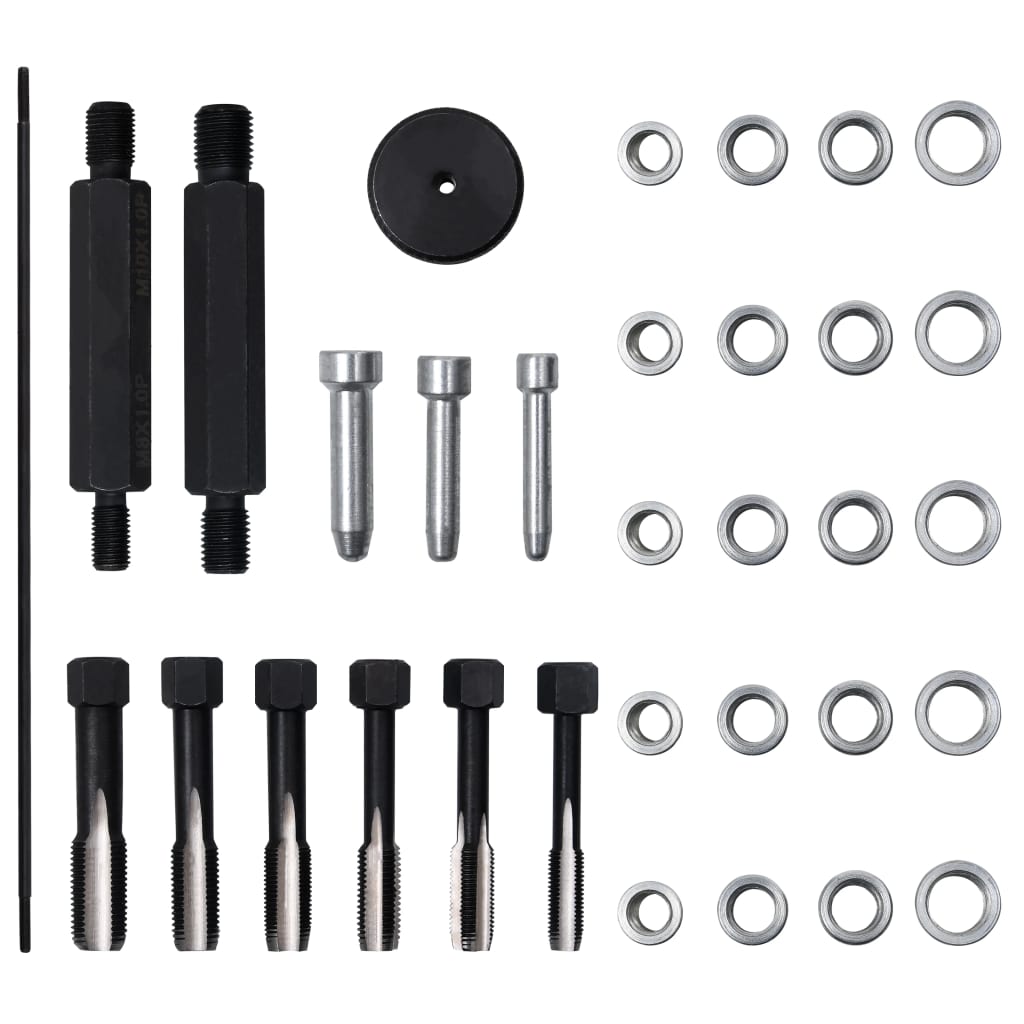 Set De Scule Reparare Filete De Bujii, 33 Piese, M8 M10 M12
