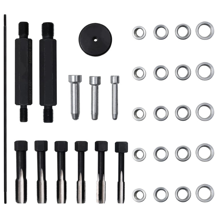 Set De Scule Reparare Filete De Bujii, 33 Piese, M8 M10 M12