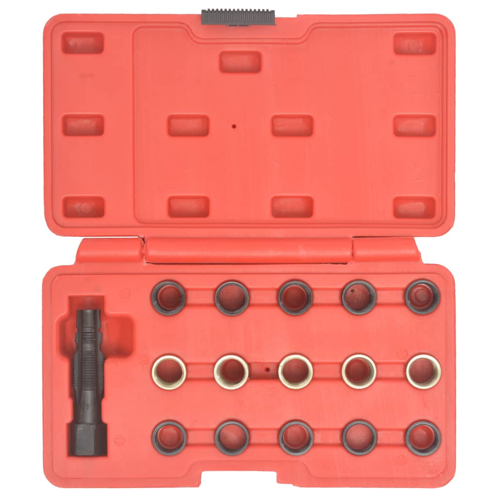 Set Pentru Reparații Filete De Bujii, 16 Piese, M14 X 1,25