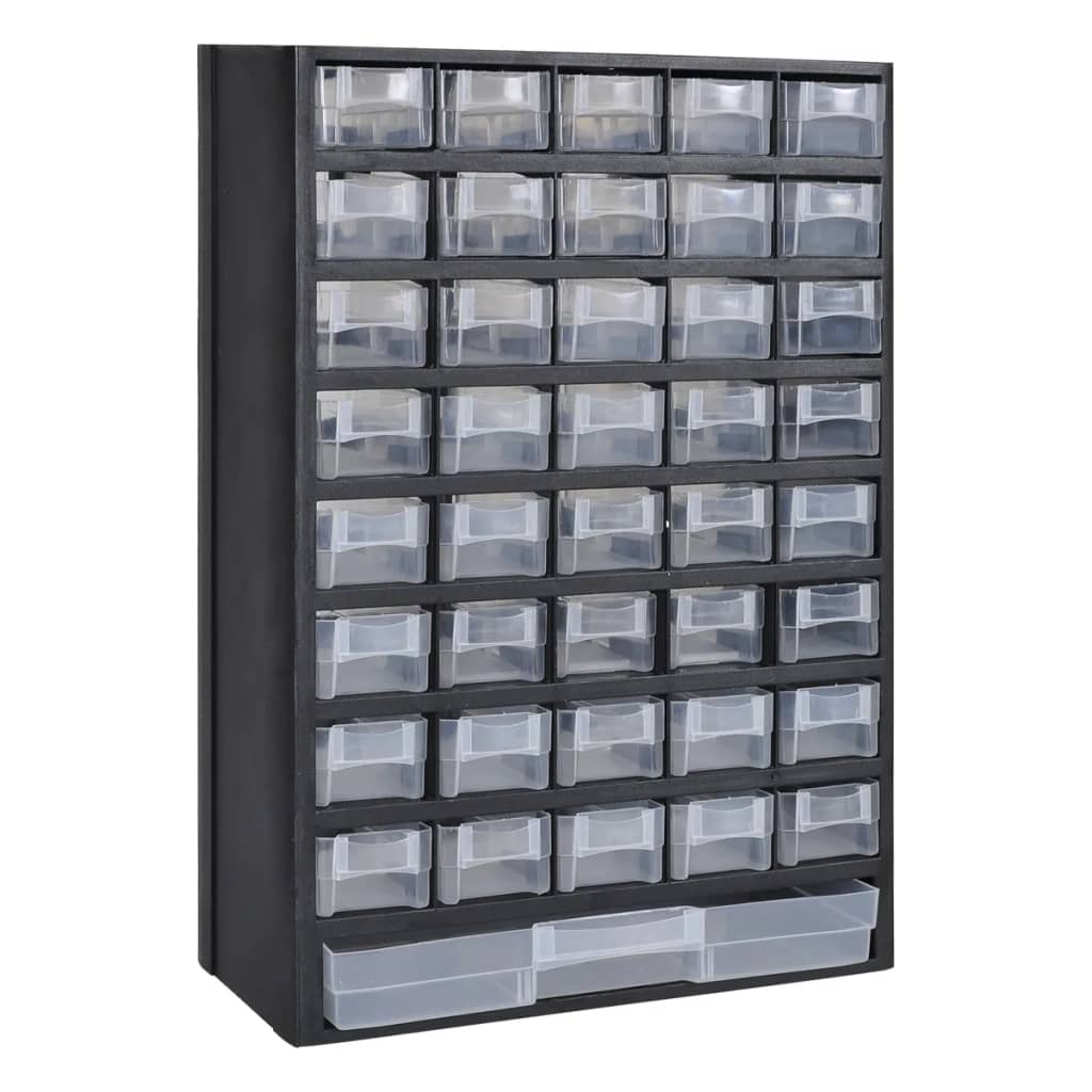 Cutie De Depozitare Unelte Cu 41 Sertare, 2 Buc, Plastic
