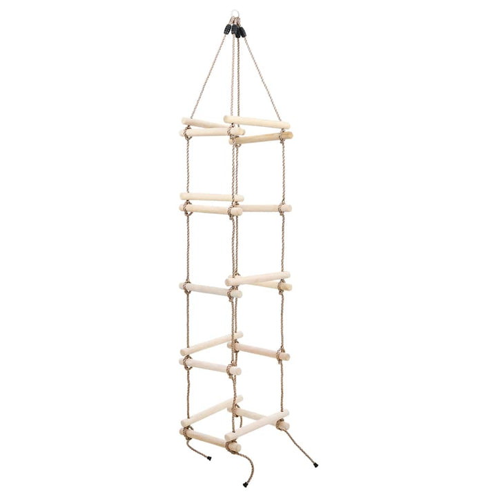 Scară Din Frânghie Pentru Copii, 200 Cm, Lemn