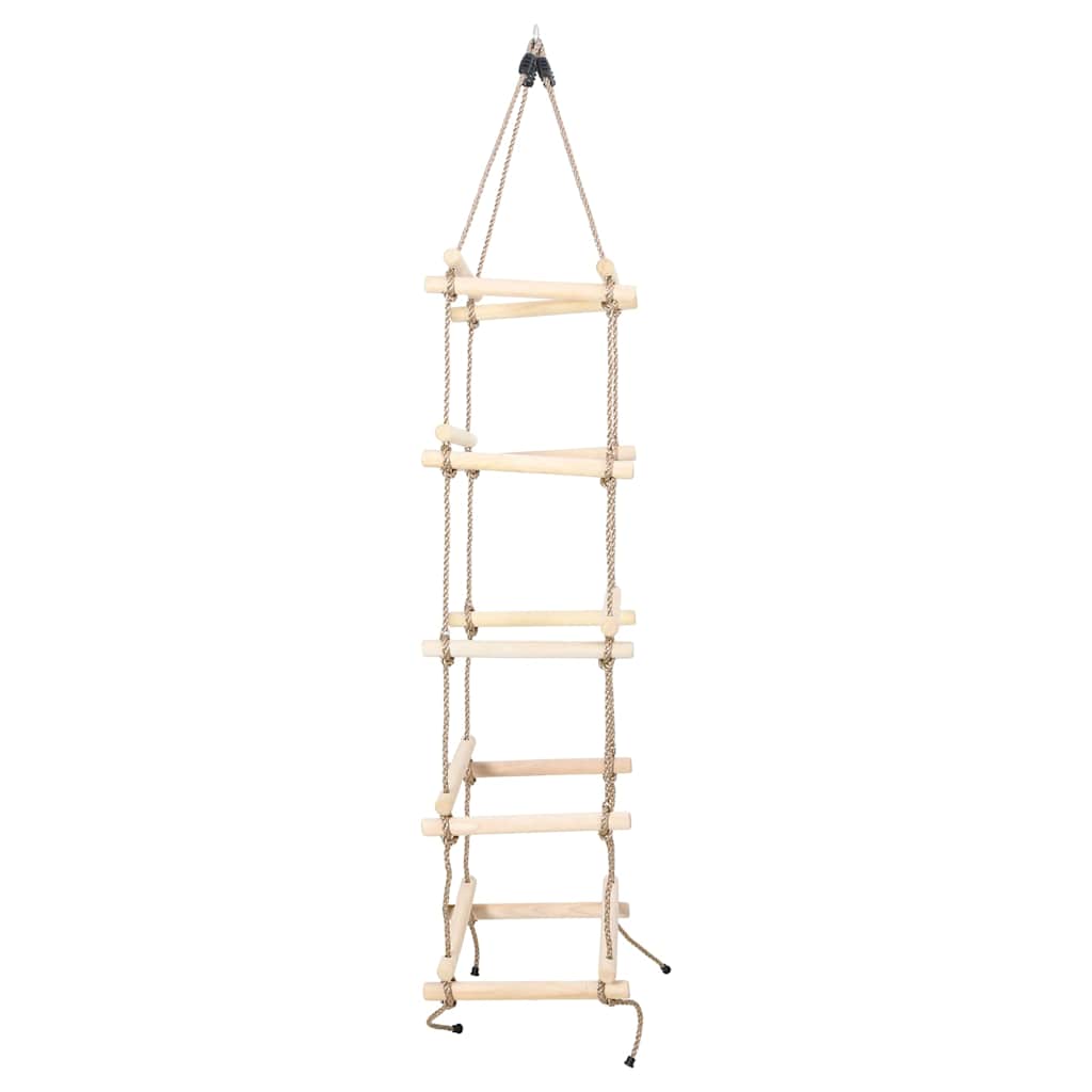Scară Din Frânghie Pentru Copii, 200 Cm, Lemn