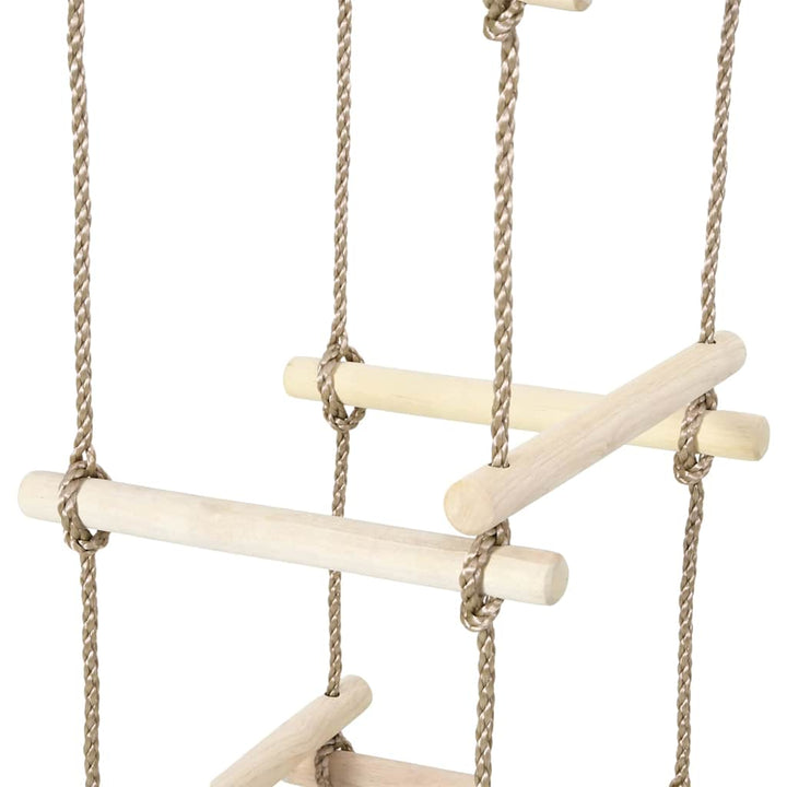 Scară Din Frânghie Pentru Copii, 200 Cm, Lemn