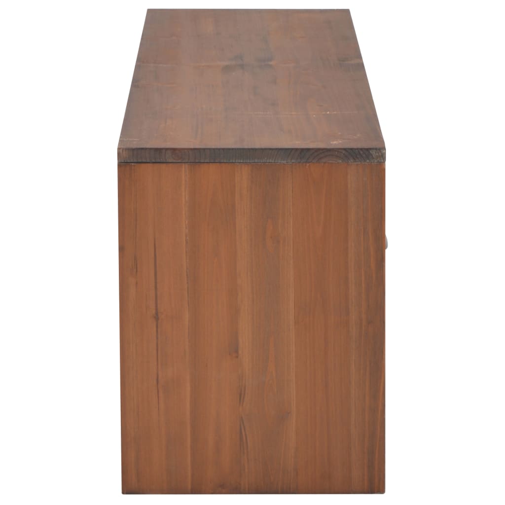 Comodă Tv Cu 4 Sertare, 120X30X40 Cm, Lemn Masiv De Brad