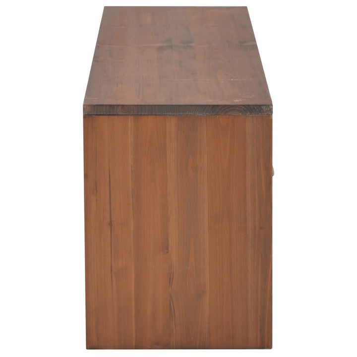 Comodă Tv Cu 4 Sertare, 120X30X40 Cm, Lemn Masiv De Brad