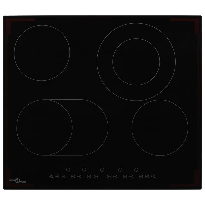 Plită Ceramică Cu 4 Arzătoare, Control Tactil,