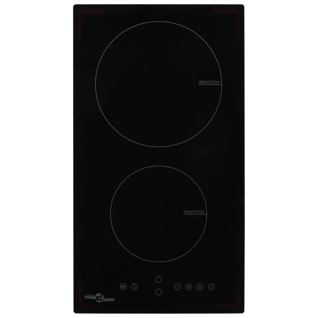 Plită Cu Inducție Cu 2 Arzătoare, Control Tactil, Sticlă