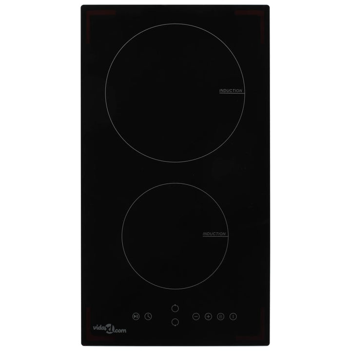 Plită Cu Inducție Cu 2 Arzătoare, Control Tactil, Sticlă