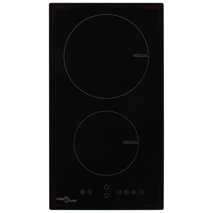 Plită Cu Inducție Cu 2 Arzătoare, Control Tactil, Sticlă