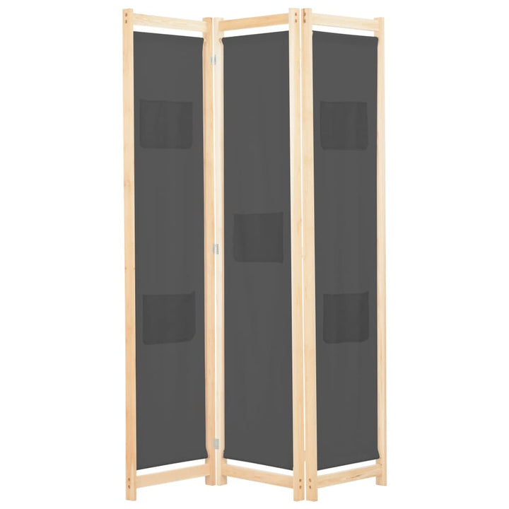 Paravan De Cameră Cu 3 Panouri, , 120X170X4 Cm, Textil