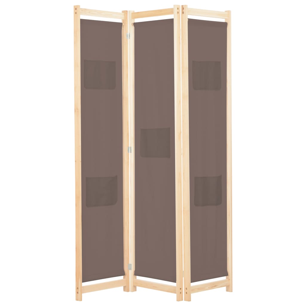 Paravan De Cameră Cu 3 Panouri, , 120X170X4 Cm, Textil
