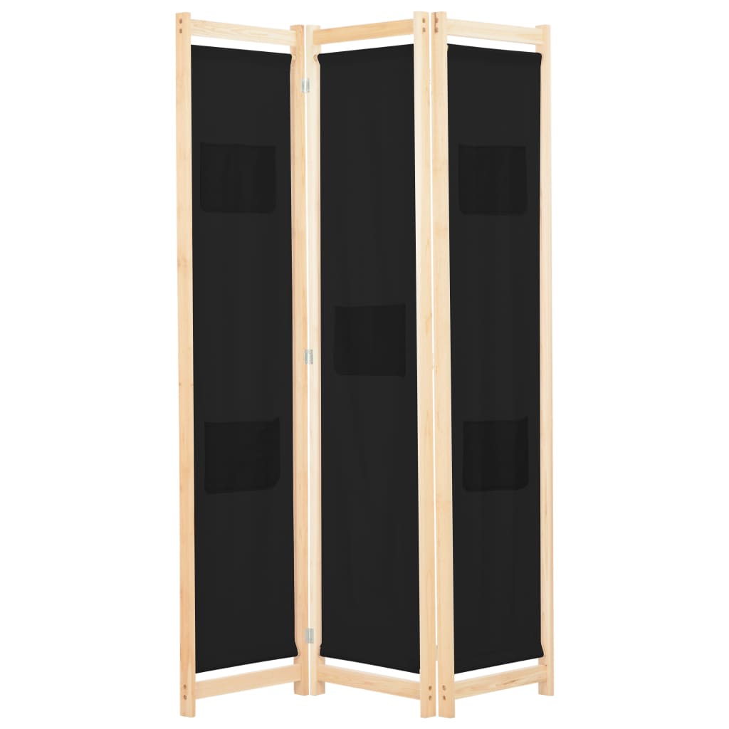 Paravan De Cameră Cu 3 Panouri, , 120X170X4 Cm, Textil