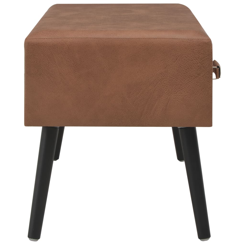 Măsuță De Cafea, , 80 X 40 X 46 Cm, Piele Ecologică